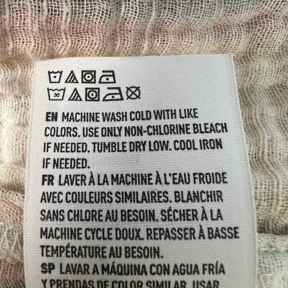 American Eagle Flutter Sleeve Gauzy Coquette Cottagecore Cropped Womens Top XS - Picture 7 of 9